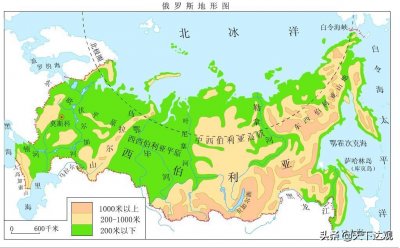 ​西伯利亚属于什么地区｜北亚一片广阔地带，西起乌拉尔山脉，东至杰日尼奥夫角