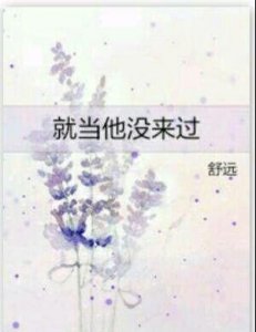 ​盘点！作者I舒远的系列文~《就当他没来过》、《海棠花下》等