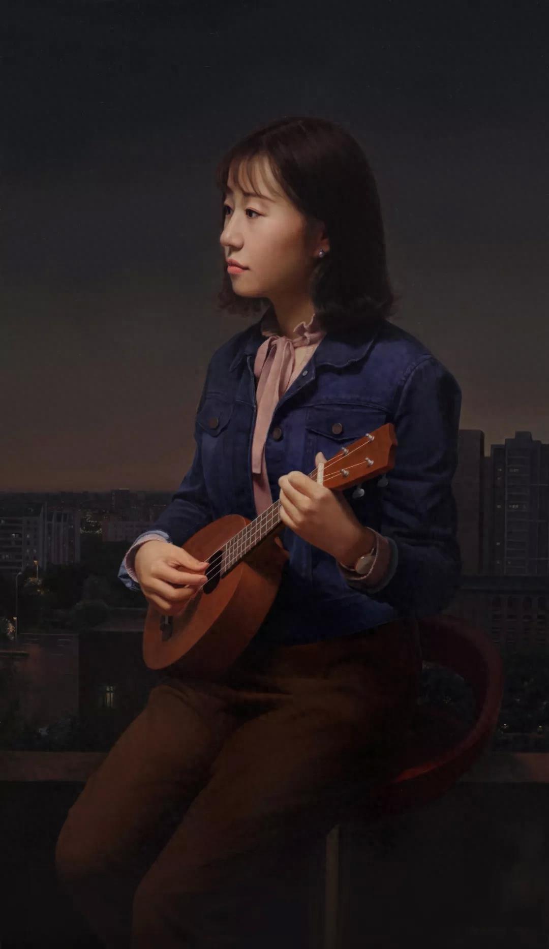 一组现代写实女性人物油画欣赏（图）