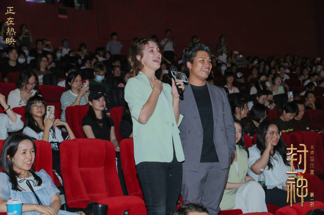 《封神第一部》南宁站 于适回顾与李雪健重逢戏