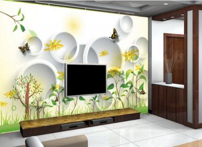 ​2016年最新十五款3D电视背景墙 让客厅变得更逼格