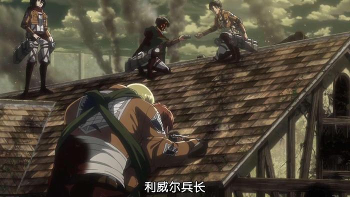 进击的巨人第三季18话：艾伦兵长争夺药剂，爱尔敏继承超大巨复活