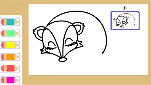 《跟着子樱学画画》动物系列，第五集，狐狸简笔画教程