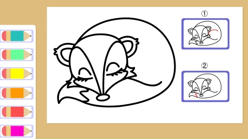 《跟着子樱学画画》动物系列，第五集，狐狸简笔画教程