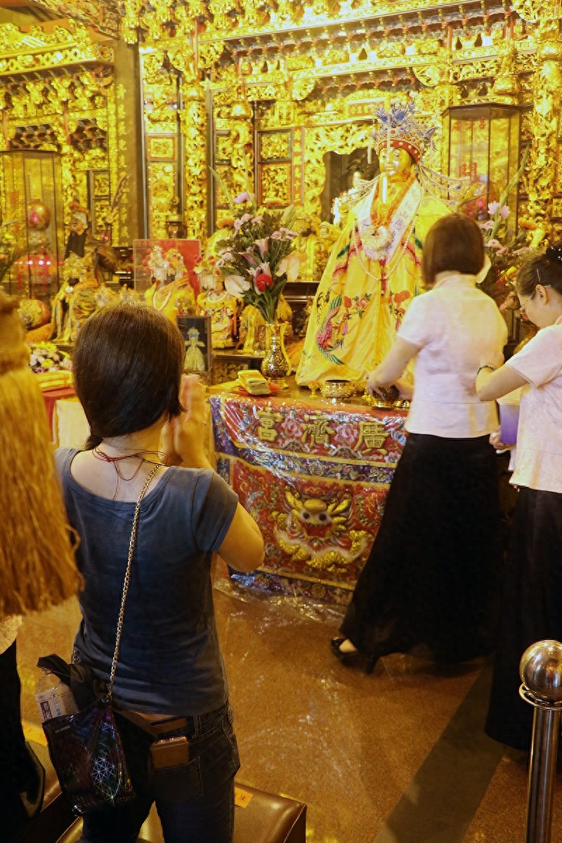 长岛显应宫千年妈祖因缘金身赴台结缘会亲 众多信众进香祈愿