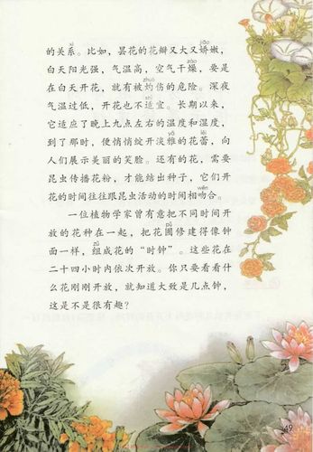 花钟课文原文（花钟课文赏析）