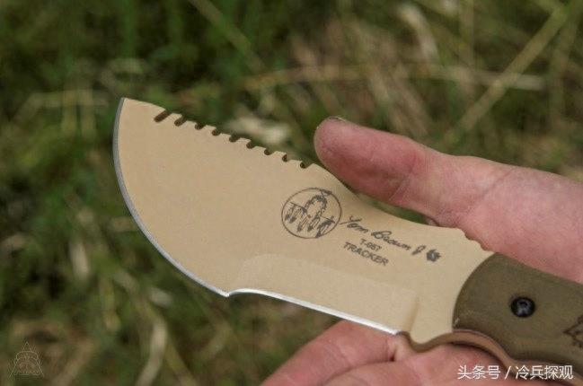 著名生存专家汤姆·布朗设计，大名鼎鼎的“追踪者”刀具赏鉴