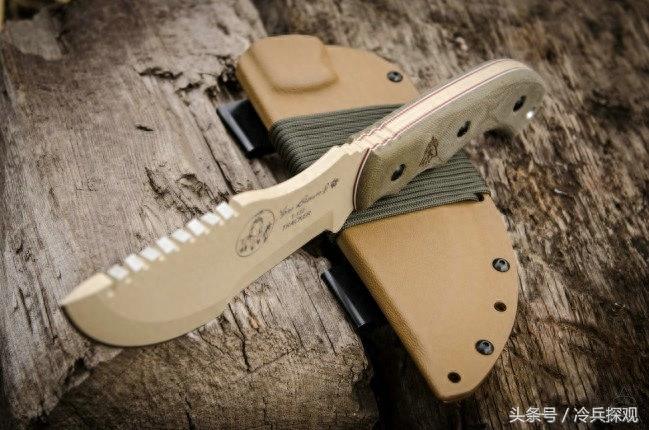 著名生存专家汤姆·布朗设计，大名鼎鼎的“追踪者”刀具赏鉴