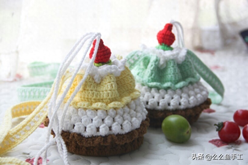 各种钩针包包图解,总有一款你喜欢,值得收藏