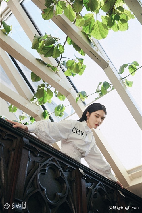 美女明星傅菁气质冷艳酷飒复古写真图片