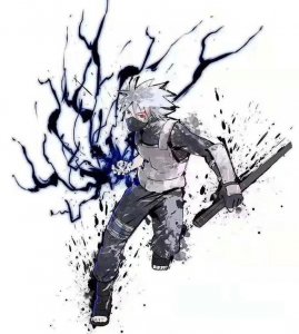 ​《火影忍者》水墨壁纸，春野樱英气十足，波风水门帅炸了