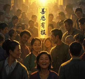 ​善恶有报，天理昭然。常做缺德事，难逃因果报应！