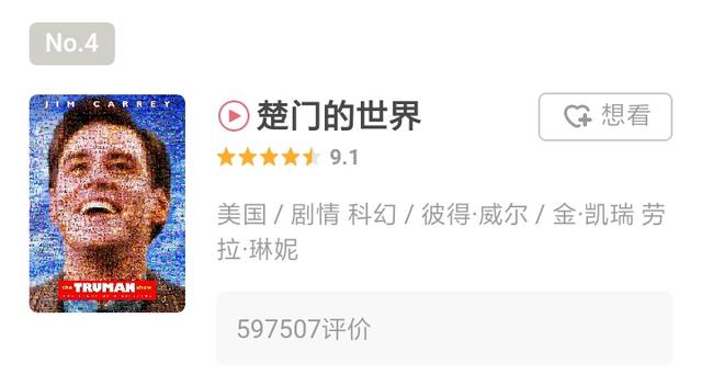 十部顶级奇幻科幻电影(奇妙烧脑震撼的豆瓣科幻电影高分排行榜前10)(4)